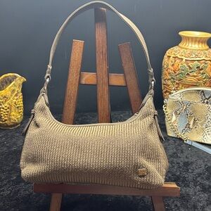The Sak Brown Knit Shoulder Bag